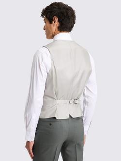 Moss Italian Tailored Waistcoat, Khaki - view 2, Khaki