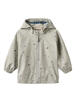 WHEAT Baby Chardy Printed Waterproof Rain Coat, Green, Green