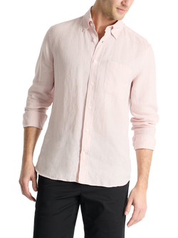 SPOKE Linen Slim Fit Shirt, Angel Delight