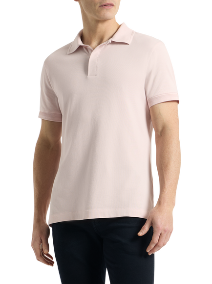 SPOKE Piqué Slim Fit Short Sleeve Polo Shirt, Angel Delight