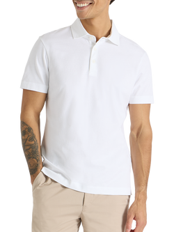 SPOKE Tolo Straight Fit Short Sleeve Polo Shirt - view 2, White