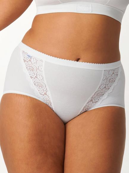sloggi Chic Maxi Knickers, Pack of 4, Light Blue - view 2, Light Blue