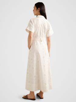 Forever New Valeria Ft and Flare Midi Dress, Porcelain - view 2, Porcelain