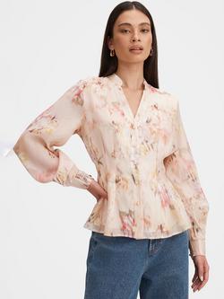 Forever New Indie Floral Tuck Blouse, Wynora Floral, Wynora Floral