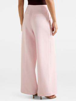 Forever New Lee Wide Leg Trousers, Cherry Blossom Suit - view 2, Cherry Blossom Suit