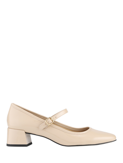 Jones Bootmaker Xabrina Patent Leather Mary Janes, Beige