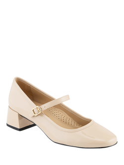 Jones Bootmaker Xabrina Patent Leather Mary Janes - view 2, Beige