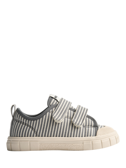 WHEAT Kids' Printed Canvas Trainers, Flint