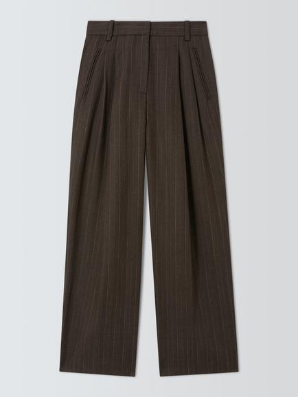 J. Lewis Wool Pinstripe Trousers, Pinstripe, Pinstripe