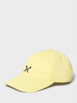 Crew Clothing Embroidered Logo Baseball Cap, Mid Yellow, Mid Yellow