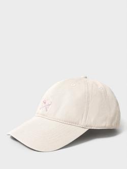 Crew Clothing Embroidered Logo Baseball Cap, Stone, Stone