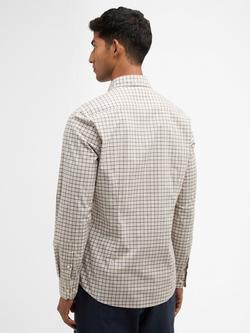 Barbour Lomond Tailored Tartan Cotton Blend Shirt, Oban Mist - view 2, Oban Mist