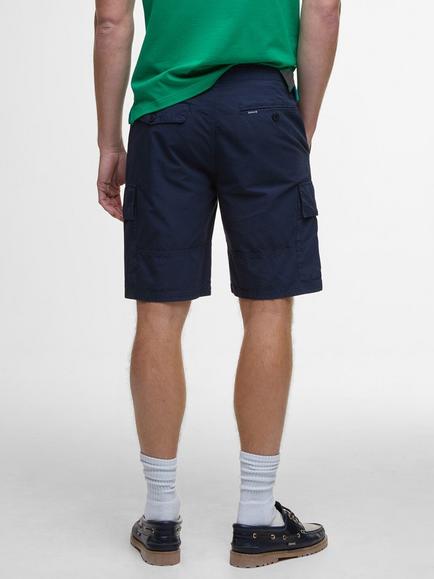 Barbour Cotton Ripstop Cargo Shorts, Navy - view 2, Navy