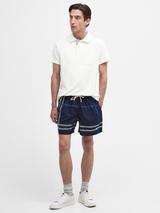 Barbour Twain Tartan Swim Shorts, Navy
