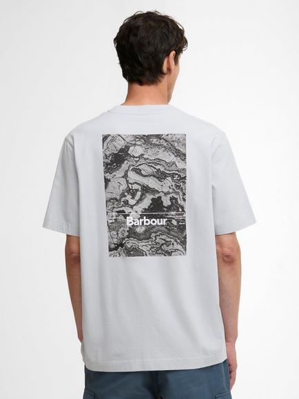 Barbour Wildfell Relaxed Graphic T-Shirt - view 2, Blue Haze