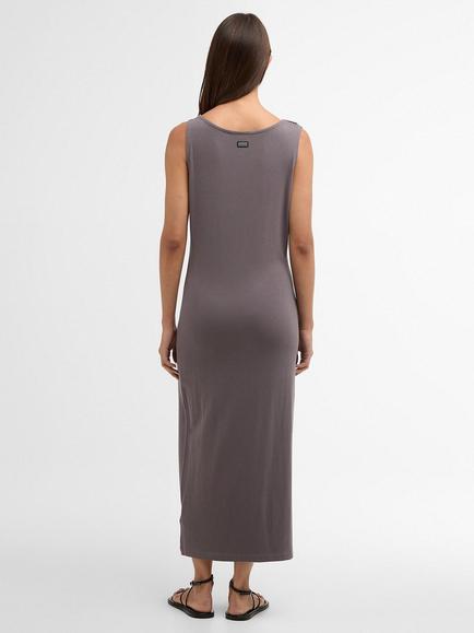 Barbour International Gigi Sleeveless Jersey Midi Dress, Lavender Grey - view 2, Lavender Grey