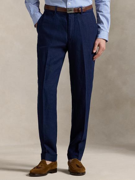 Ralph Lauren Linen Suit Trousers, Navy, Navy