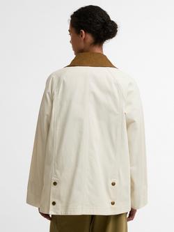 Barbour Modern Beadnell Barn Jacket, Light Pearl - view 2, Light Pearl
