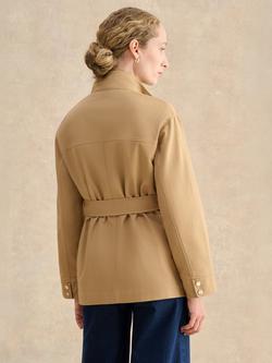 Hobbs Chara Tie Waist Utility Jacket, Cashew Brown - view 2, Cashew Brown