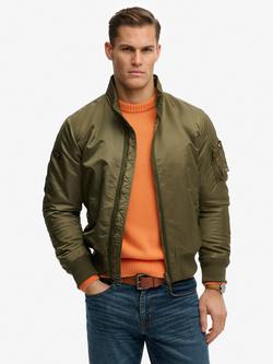 Superdry MA1 Bomber Jacket, Olive Night Green, Olive Night Green