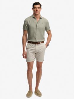 Superdry Premium Regular Slim Fit Chino Shorts, Rainy Day Grey, Rainy Day Grey