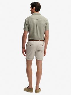 Superdry Premium Regular Slim Fit Chino Shorts, Rainy Day Grey - view 2, Rainy Day Grey