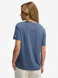 Superdry Industry Workwear Relaxed T-Shirt, Vintage Indigo - view 2, Vintage Indigo