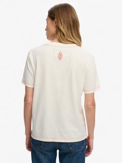 Superdry Heritage Hamptons T-Shirt, Cream - view 2, Cream