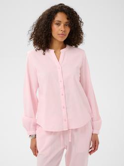 KAFFE Naya Long Sleeve Cotton Shirt, Ballerina, Ballerina