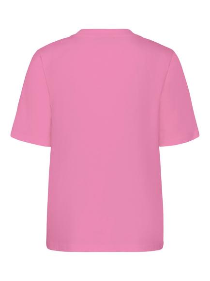 KAFFE Cherry Bliss Cotton T-Shirt, Pink Frosting - view 2, Pink Frosting
