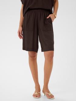 KAFFE Milia Knee Length Shorts, Black Coffee, Black Coffee