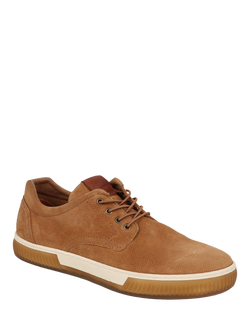 Jones Bootmaker Seaford Suede Trainers - view 2, Tan Suede