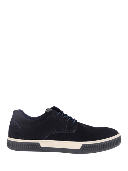 Jones Bootmaker Seaford Suede Trainers, Navy Suede