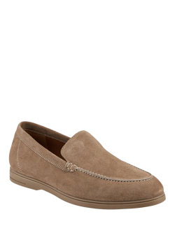 Jones Bootmaker Raiden Suede Loafers - view 2, Sand Suede
