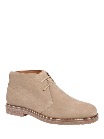 Jones Bootmaker Dempsey Suede Chukka Boots - view 2, Sand