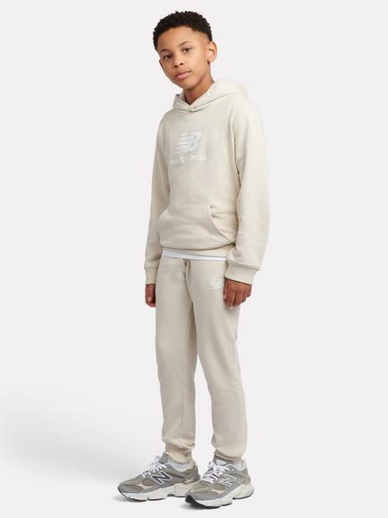 New Balance Kids' French Terry Hoodie and Joggers Set, Timberwolf - view 2, Timberwolf
