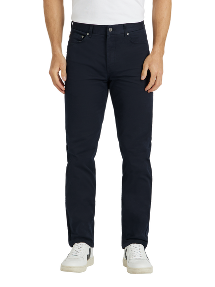 SPOKE Fives Narrow Thigh Slim Fit Chinos, Dark Navy