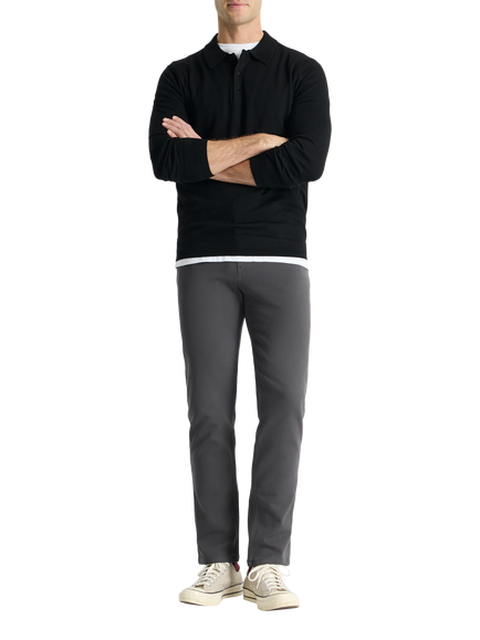 SPOKE Fives Regular Thigh Slim Fit Chinos, Heavy Metal