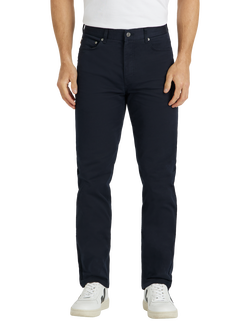 SPOKE Fives Wide Thigh Slim Fit Chinos, Dark Navy, Dark Navy