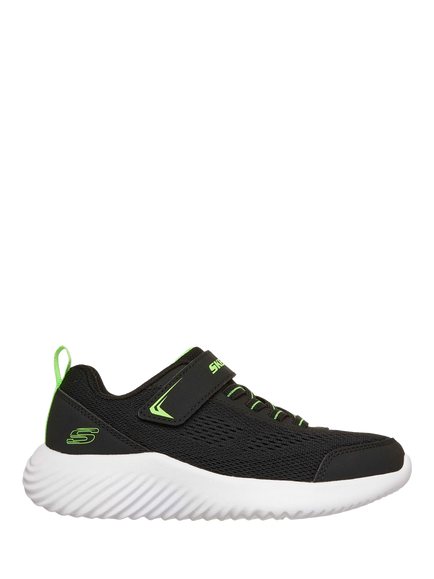 Skechers Kids' Bounder Quantarun Trainers, Black, Black