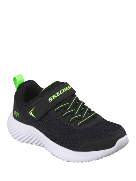 Skechers Kids' Bounder Quantarun Trainers, Black - view 2, Black