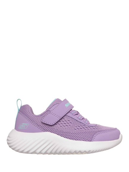 Skechers Kids' Bounder Easy Mesh Trainers, Lavender, Lavender