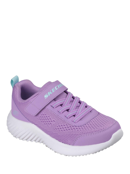 Skechers Kids' Bounder Free Mesh Trainers, Lavender - view 2, Lavender