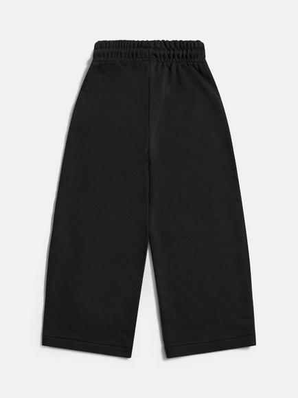 New Balance Kids' Logo Wide Leg Joggers, Black - view 2, Black