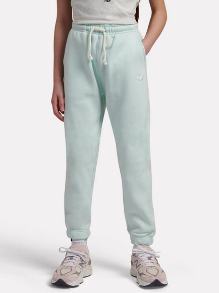 New Balance Kids' Relaxed Fleece Drawstring Joggers, Cosmic Jade, Cosmic Jade