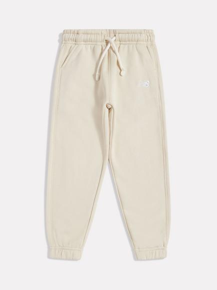 New Balance Kids' Fleece Drawstring Joggers, Linen