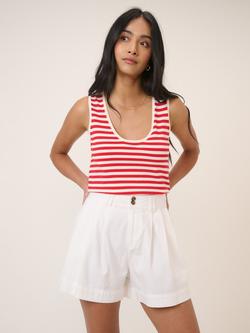 Nobody's Child Albie Denim Shorts, White