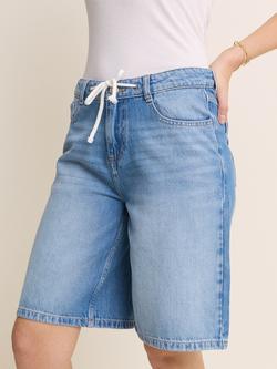 Nobody's Child Sutton Mid Rise Denim Shorts, Light Blue - view 2, Light Blue