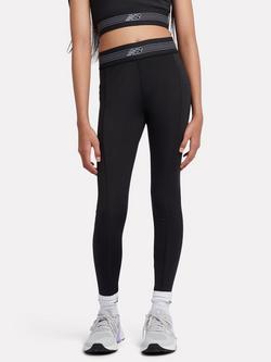 New Balance Kids' Performance Pocket Leggings, Caviar, Caviar
