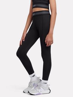New Balance Kids' Performance Pocket Leggings, Caviar - view 2, Caviar